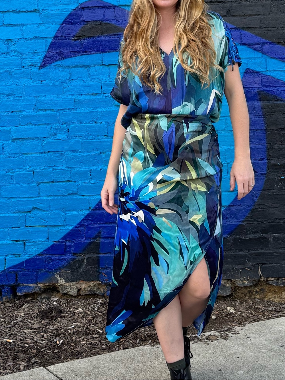 Blue & Green Printed set